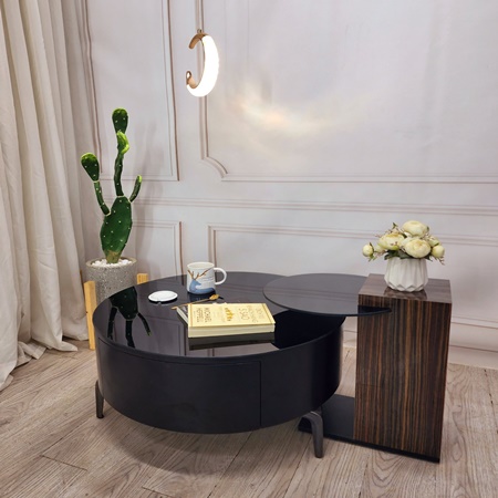Bàn trà nhập khẩu, mặt đá cao cấp